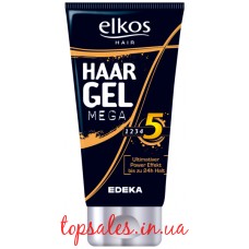 Гель Елкос для укладання Волосся мега сильної фіксації 5 з 5 (EDEKA elkos Styling Gel mega stark), 150 мл